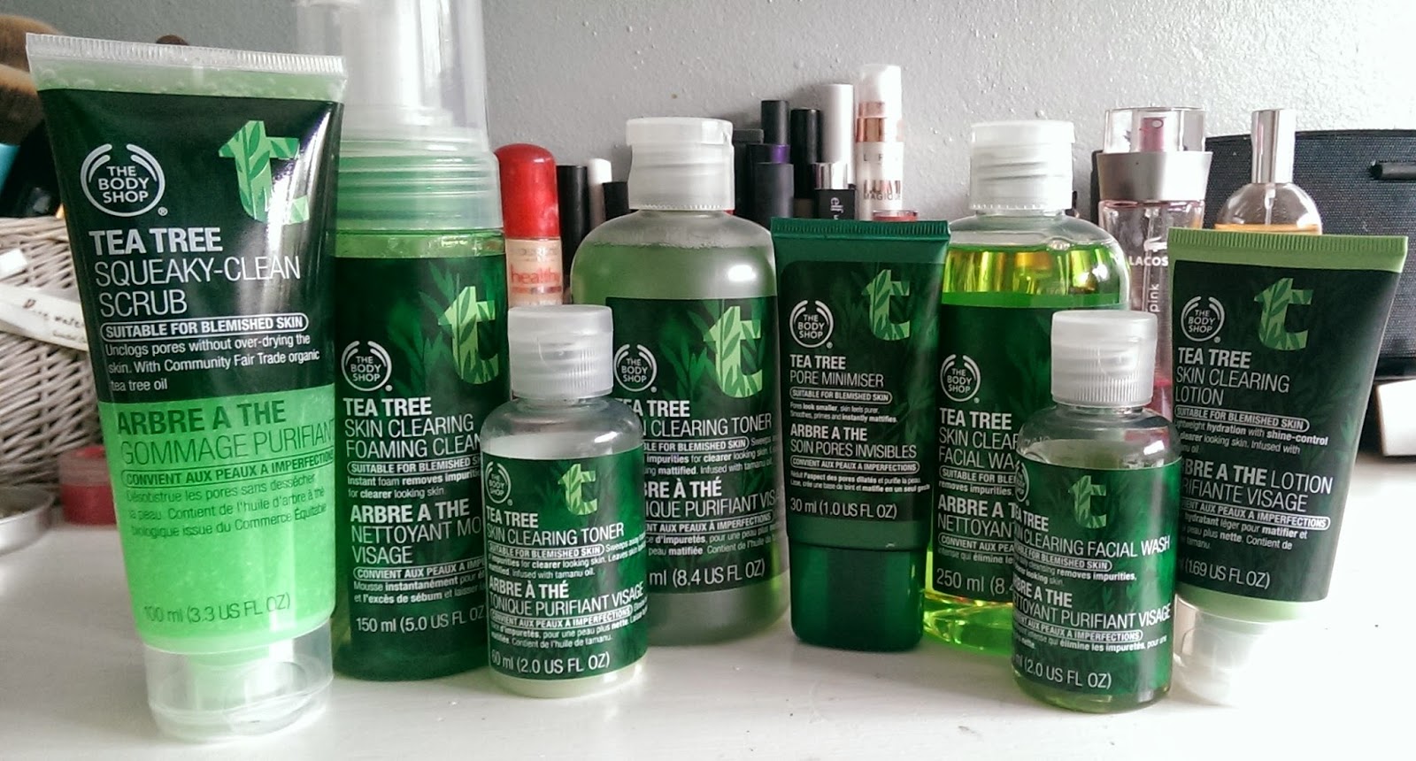 The body shop Tea Tree skin care review. AmyTalks