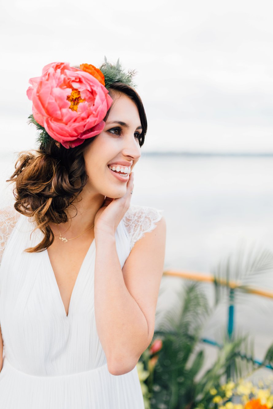 Bright and Airy Modern Tropics Theme Styled Session by Tacoma Wedding Photographer Something Minted