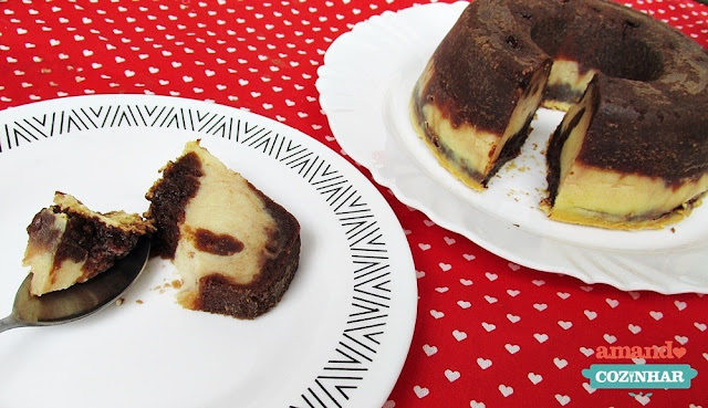 receita brownie cheesecake fácil