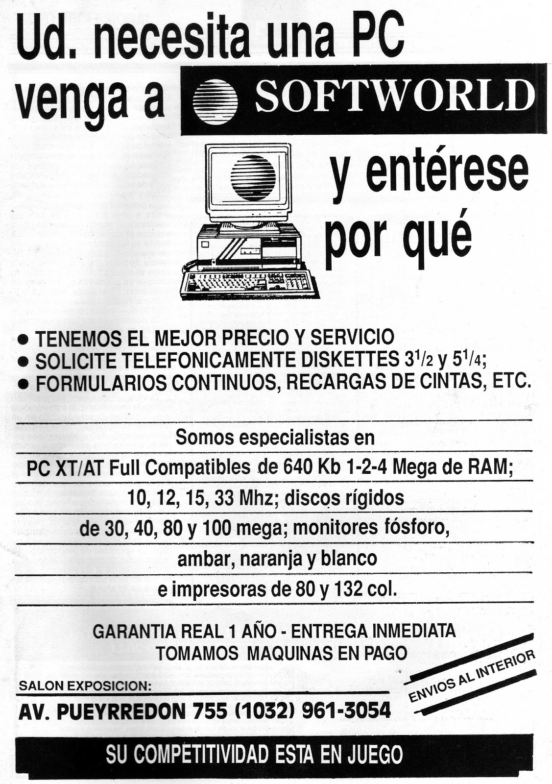 Computación en Argentina en 1989
