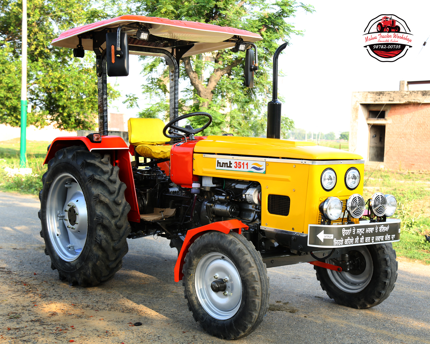 Malwa Tractor HMT 3511 panting job malwa tractor
