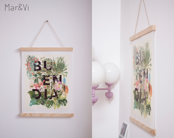 Mar&Vi Blog: DIY: Appendi poster in legno