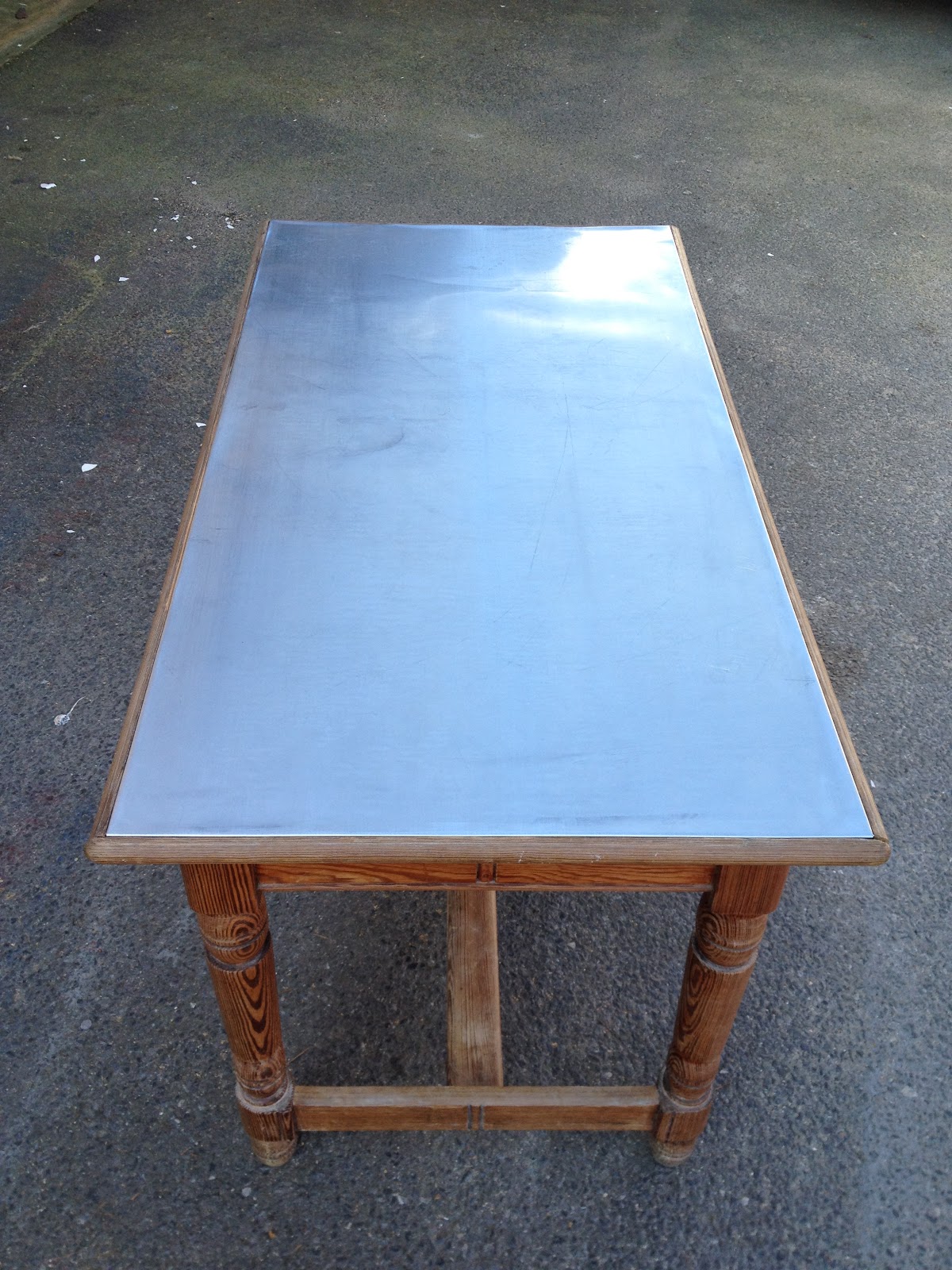 paris zinc recouvrir une table avec du zinc