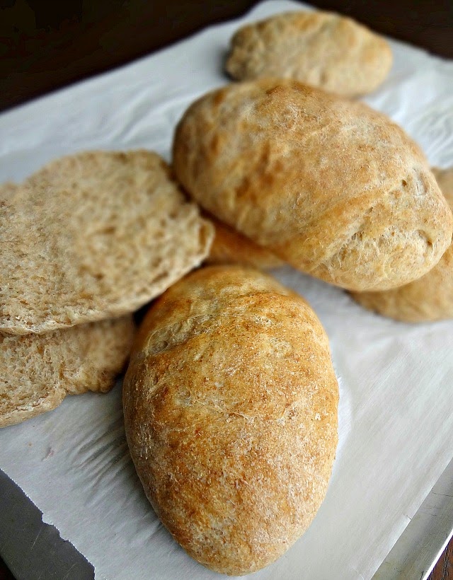 The Cooking Actress Easy Whole Wheat Hoagie Rolls
