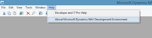 How to check Microsoft Dynamics NAV build : Development Environment ...