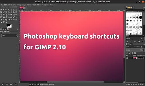 Configure GIMP 2.10 With GimpPs To Use Photoshop Keyboard Shortcuts ...