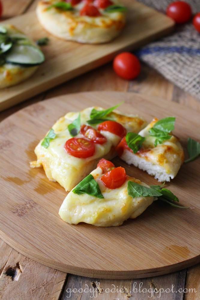 GoodyFoodies Twoingredient instant pizza dough + Recipe for Mini