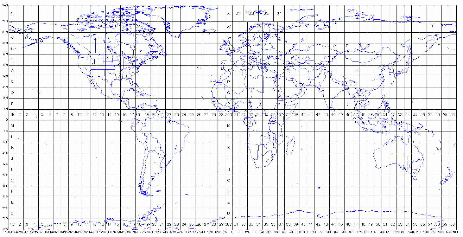 Map Analysis: Universal Transverse Mercator (UTM)
