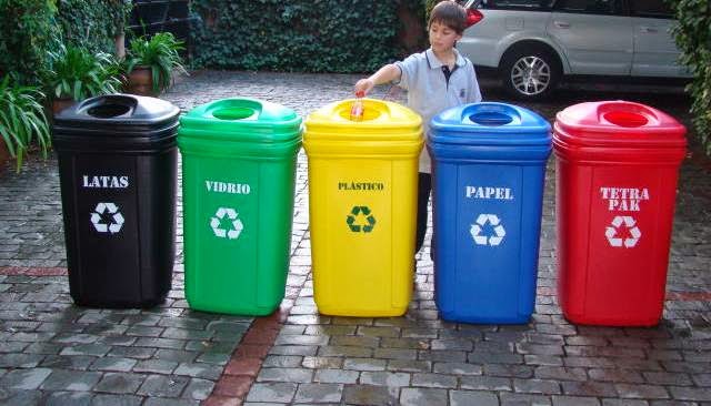 colores depositos para residuos