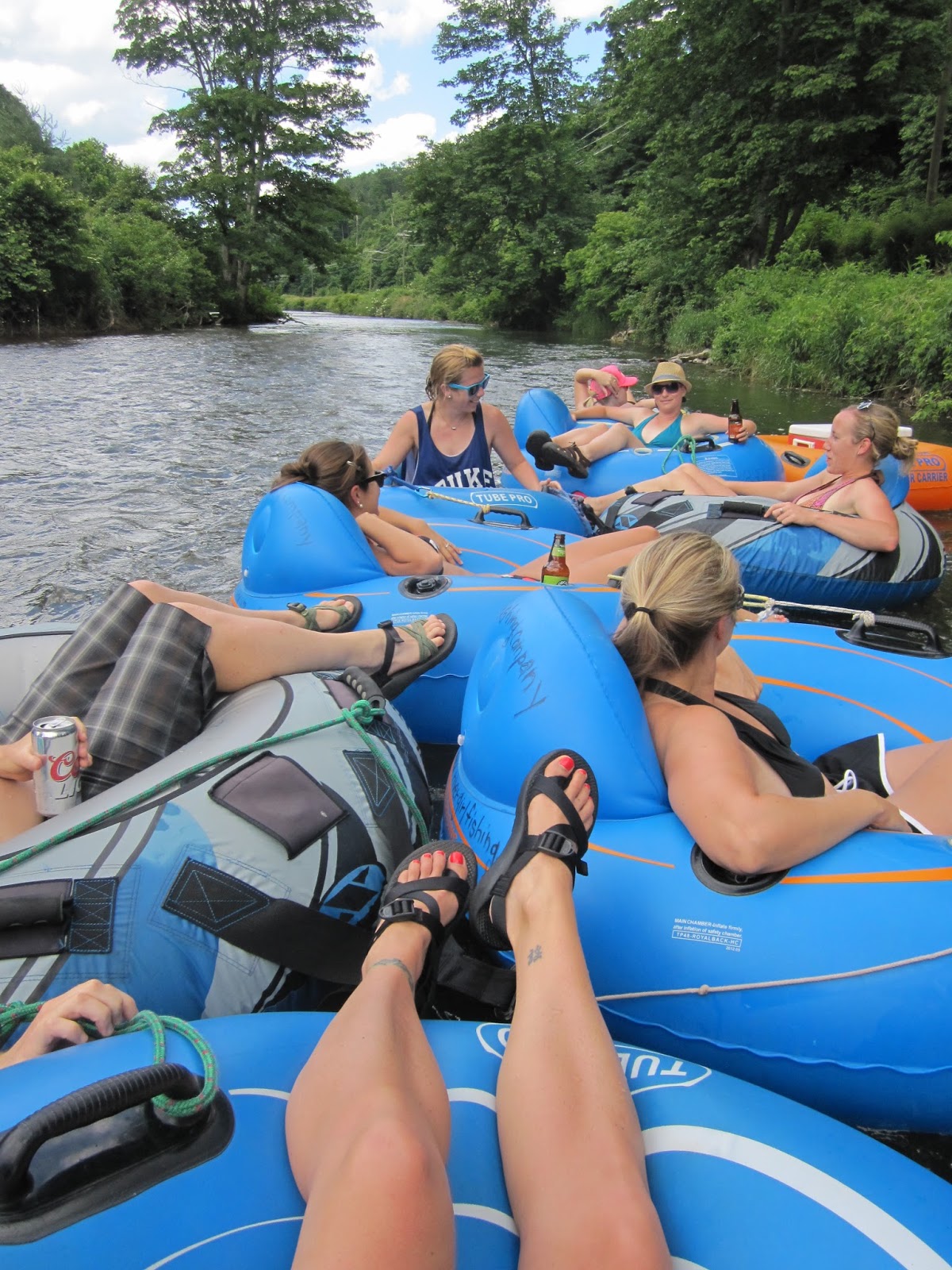 A is for Adventure Tubing on the New River (North Carolina)
