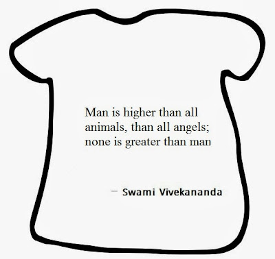 Man is higher than all animals, than all angels; none is greater than man.
