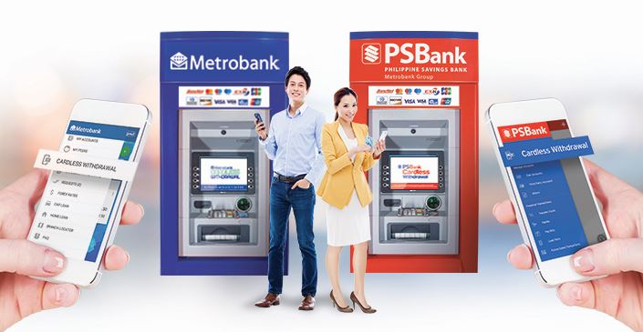 Metrobank and PSBank enable 2,400 ATMs nationwide for Cardless Withdrawal