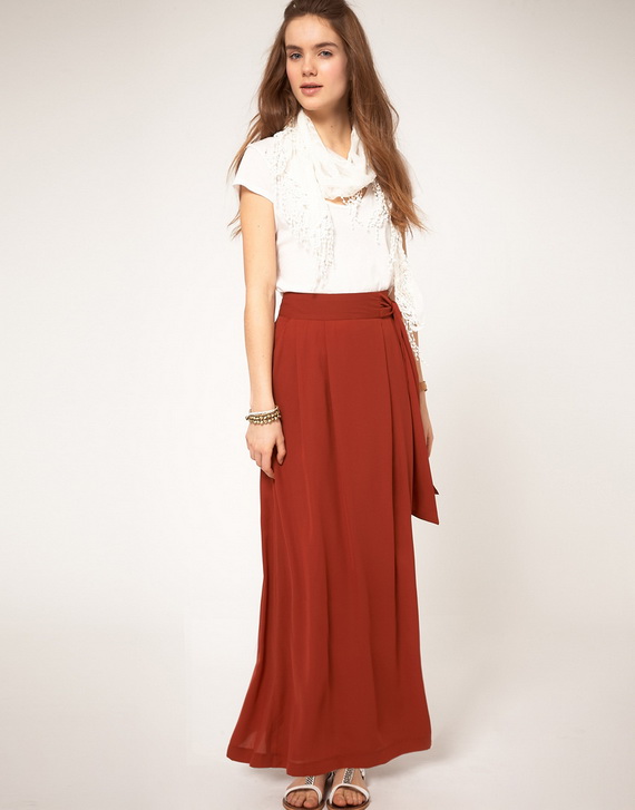 Latest Maxi Skirt Trends for Spring 2013 | Style-choice
