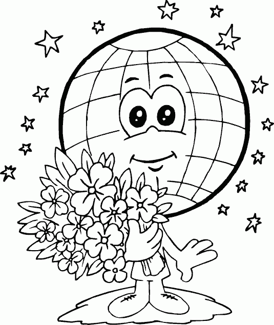 earth day coloring pages 2013 goa - photo #21
