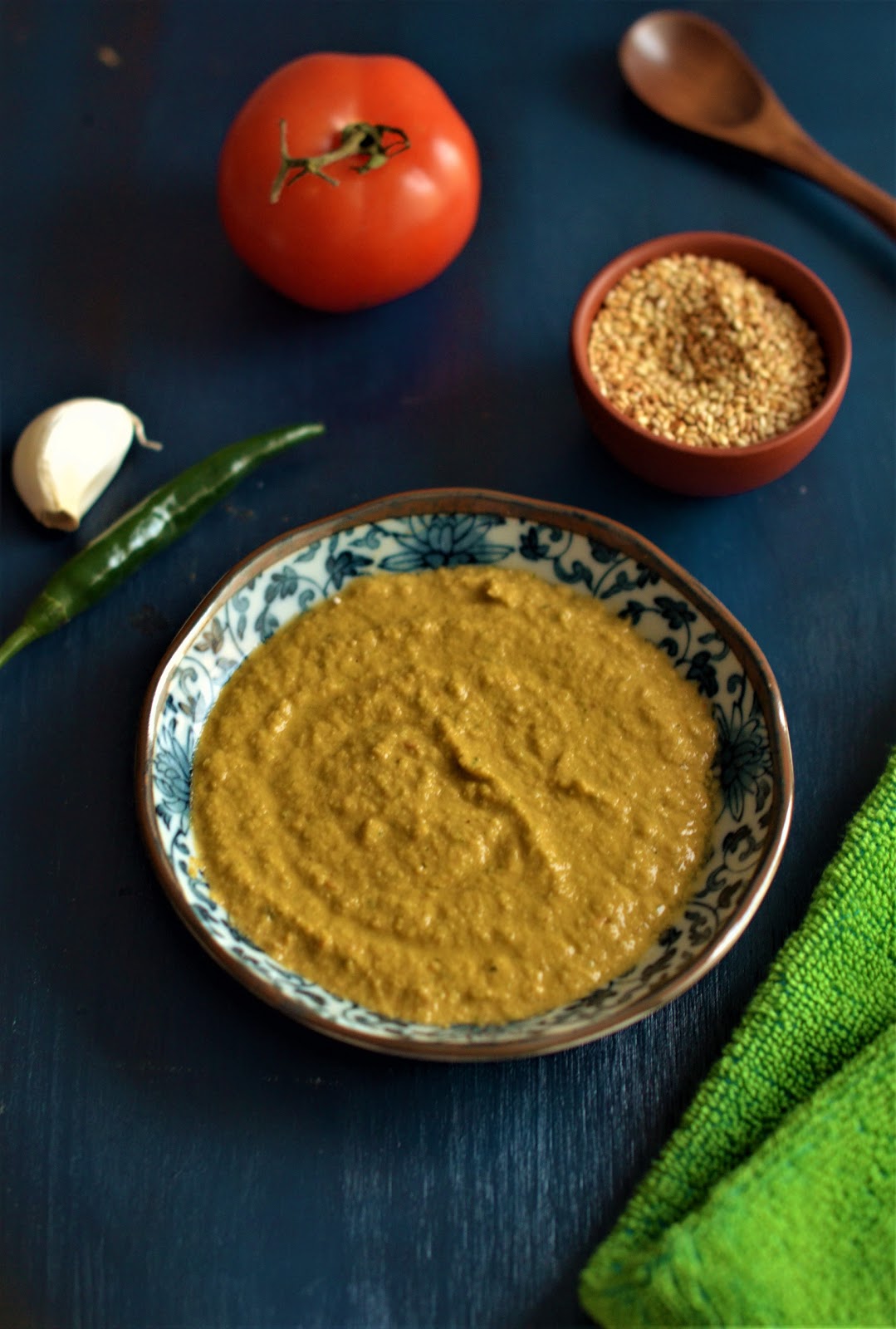 Erica's Yummy Food Nepali Sesame Seed Chutney for Momos