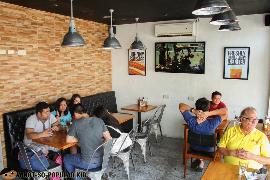 Interior of The Burgery in Aguirre Avenue of BF Homes