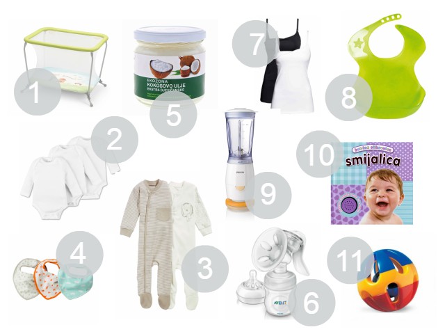 10+ omiljenih stvari za bebe