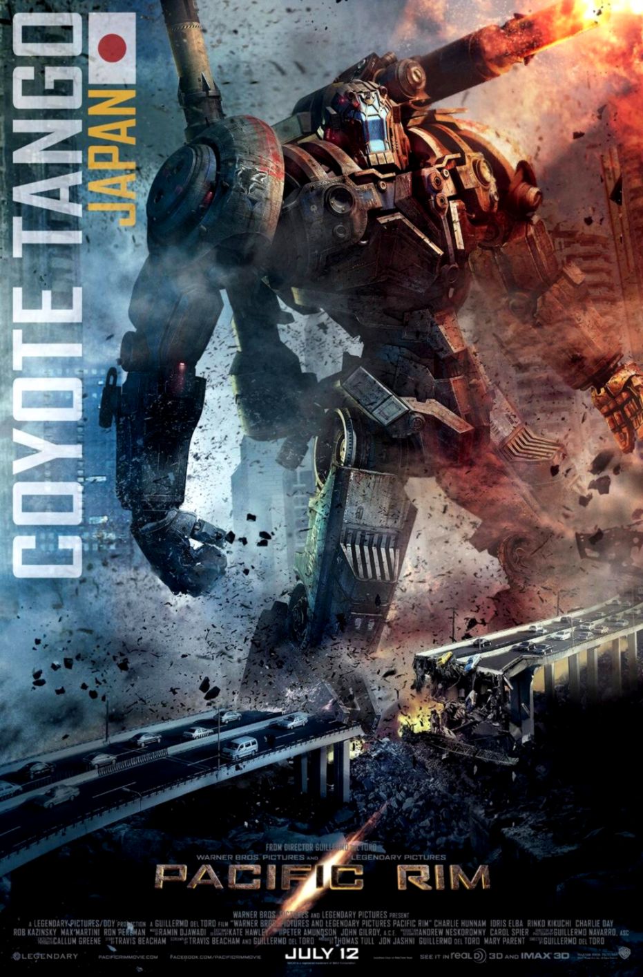 PACIFIC RIM Poster Featuring Coyote Tango PACIFIC RIM Stars