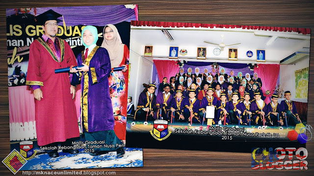 Foto rasmi Majlis Graduasi SK Taman Nusa Perintis 2015