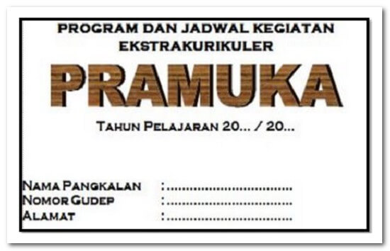 Program Dan Jadwal Acara Ekstrakurikuler Pramuka Sd Smp Sma Smk
