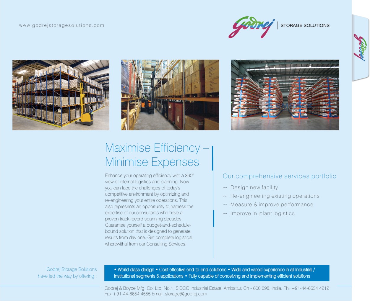 MY WORKS Godrej Storage Solutions