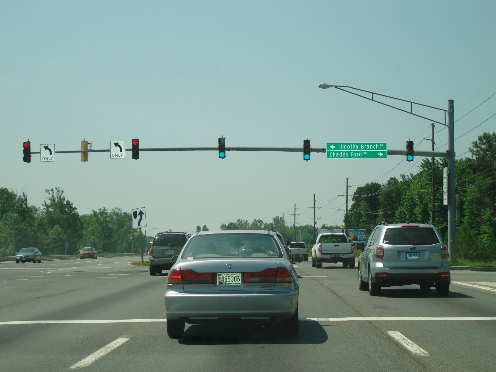 Luke's Signs Route 301 & Route 5 Maryland