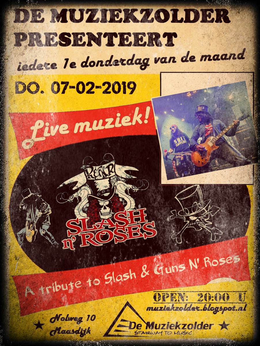 De Muziekzolder Slash N' Roses in