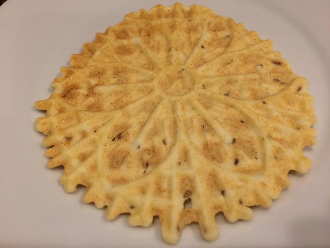 Spaghetti and Gravy Anise Pizzelles