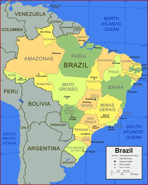 image: Map of Brazil States