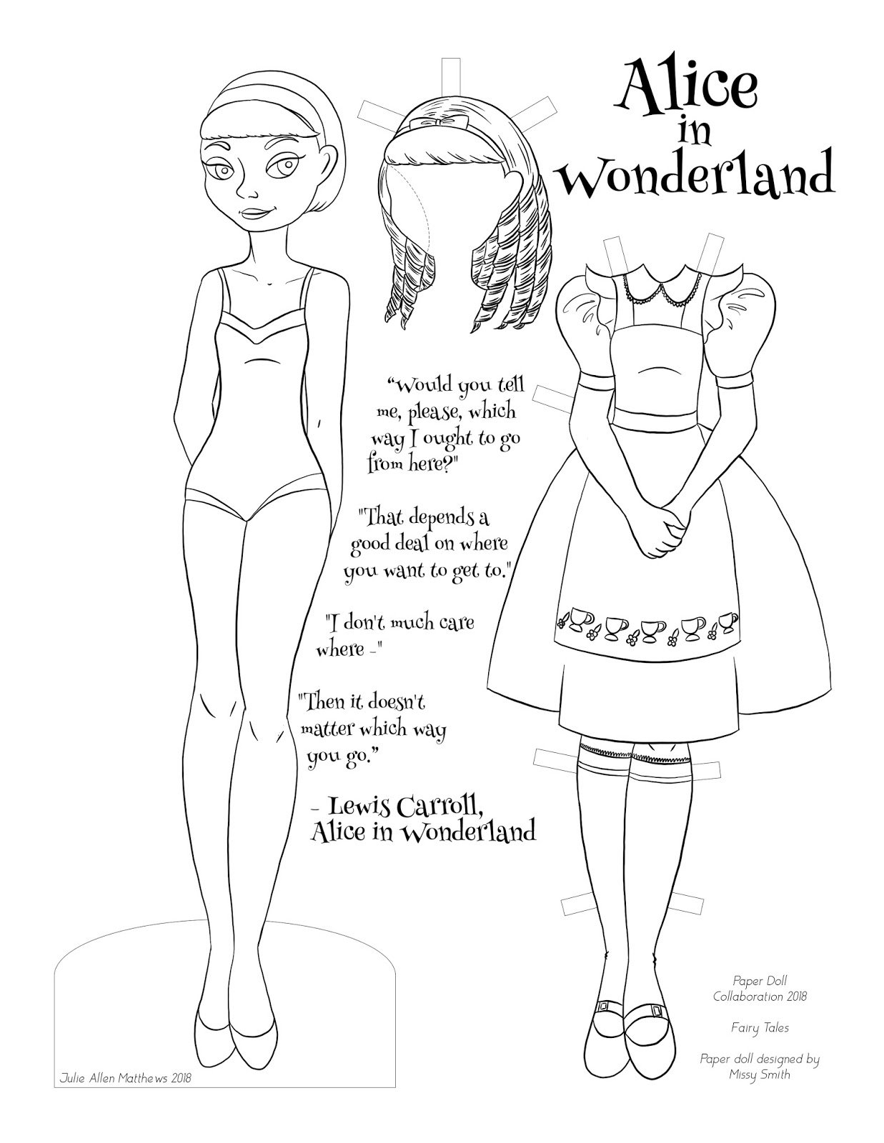 Paper Doll School Paper Doll Collaboration 2018 Fairy Tales