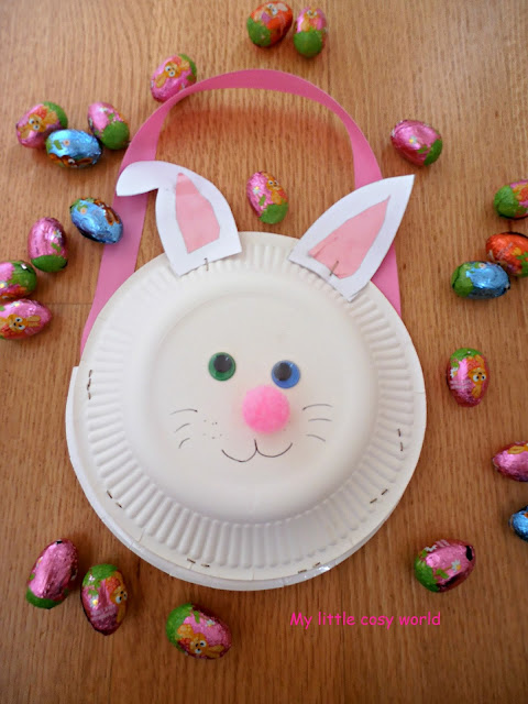 easter bunny πασχαλινό καλαθάκι