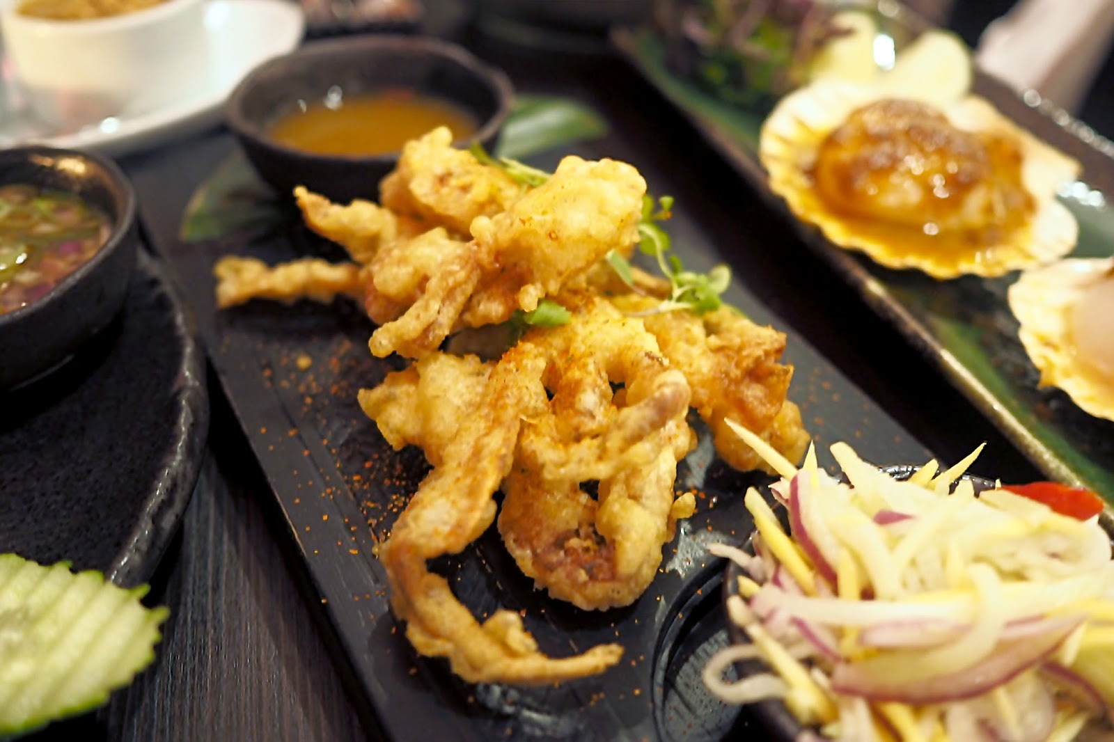 soft-shell crab tempura