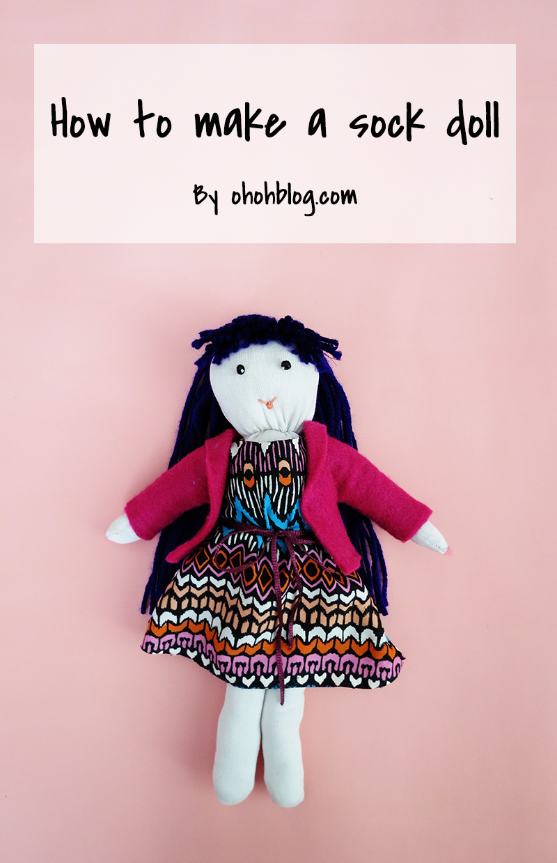 How to make a sock doll Ohoh deco