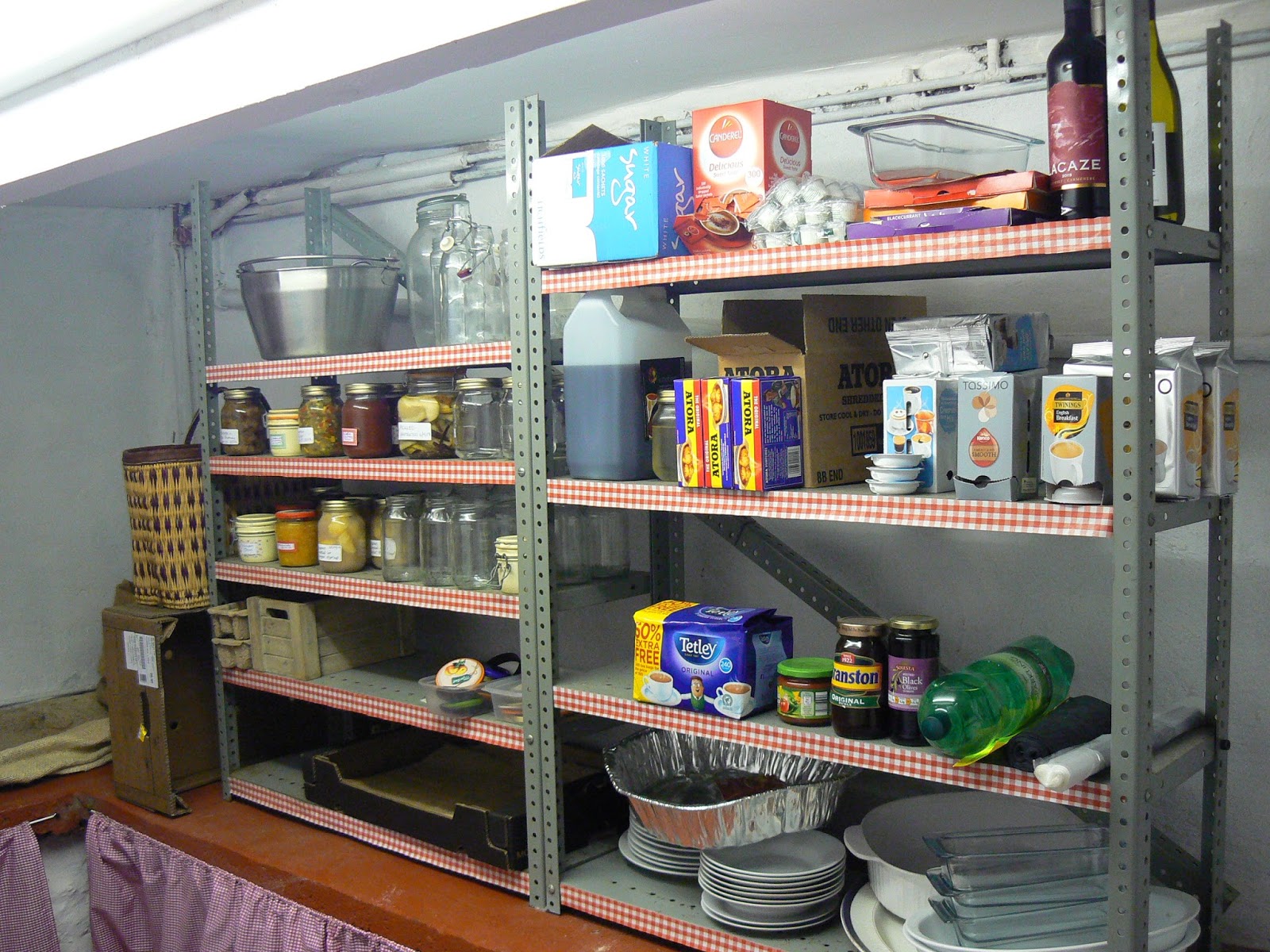 Living The Good Life In Wales. Cellar Store Room One Year On.