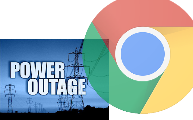 google chrome won't open after power outage