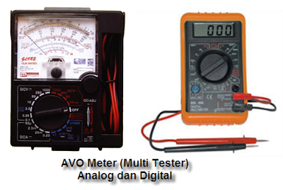 Berkenalan dan Cara Menggunakan AVO Meter / Multimeter / Multitester ...