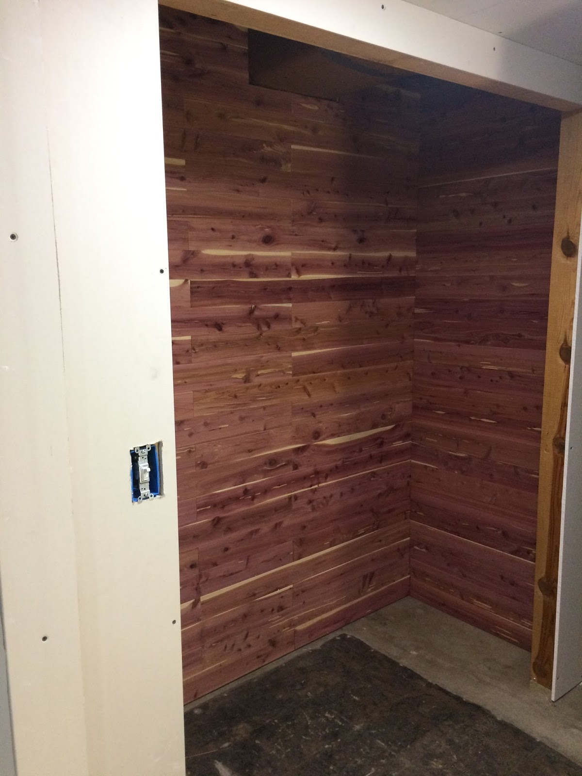 Closet Ideas: How to do a DIY Cedar Lined Closet