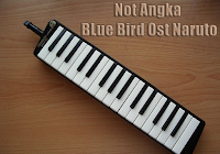 Not Angka Blue Bird Naruto Pianika Kilas Anime