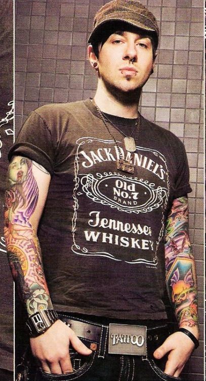 JACK DANIELS T-SHIRT as worn by Zacky Vengeance of Avenged Sevenfold