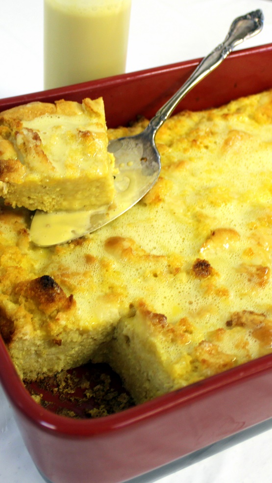 52 Ways to Cook Eggnog Bread Pudding with a Bourbon Sauce (or Virgin