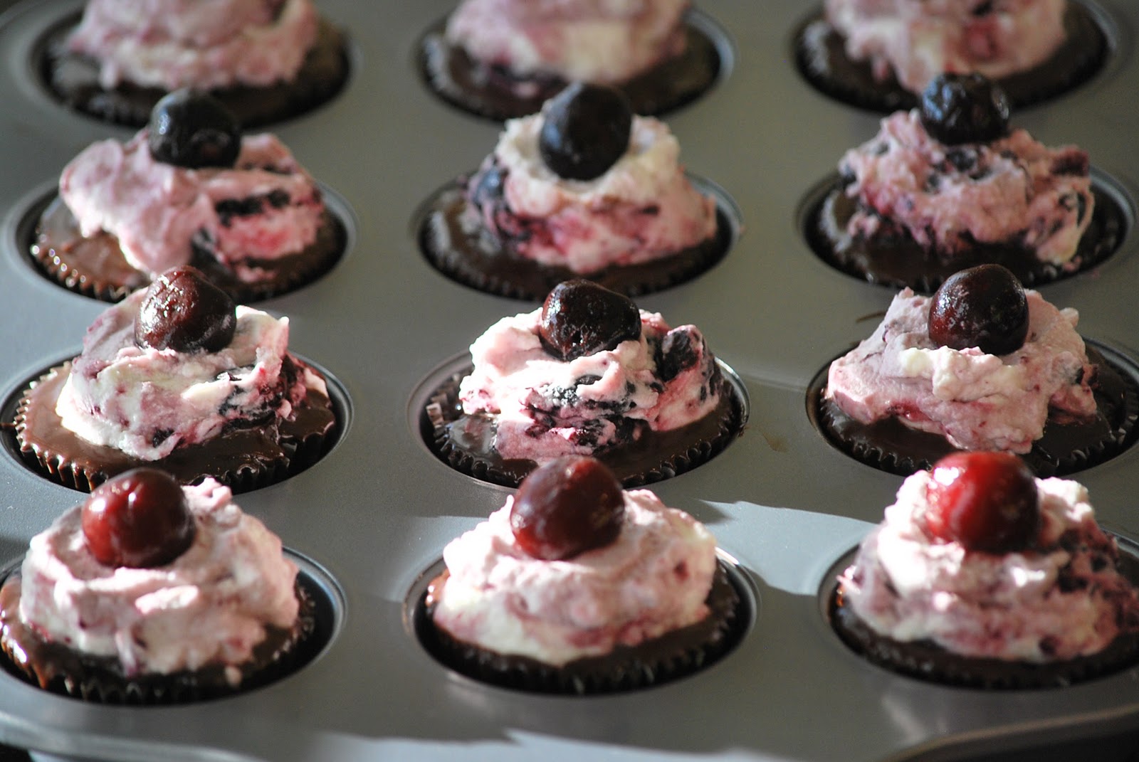 My story in recipes Cherry Bomb Cupcakes