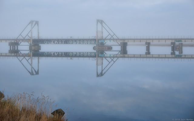 Foggy bridge
