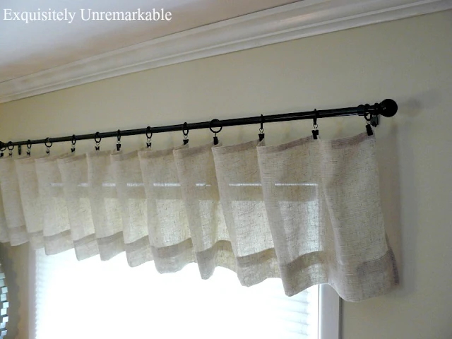 Linen Valances On Window