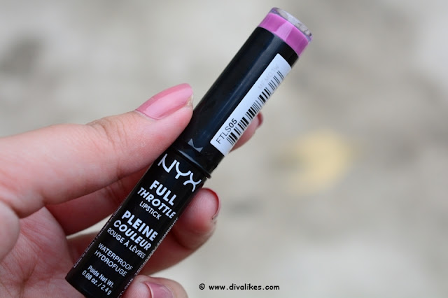 NYX Full Throttle Lipstick Trickster Review