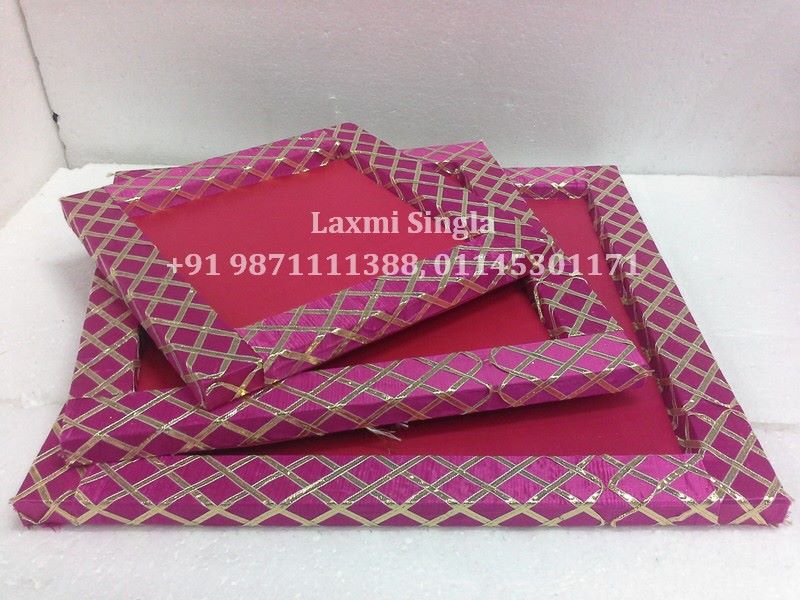 The Wedding Designers Saree Packing Trays