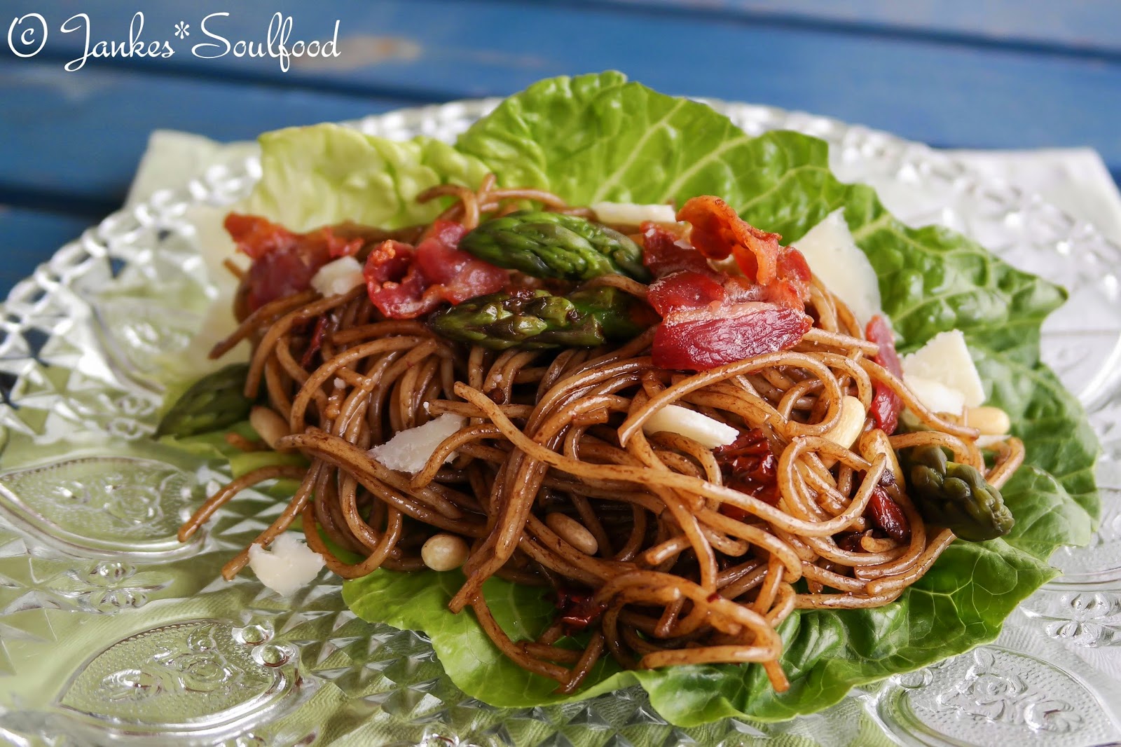 Spaghetti-Salat mit Spargel - Jankes*Soulfood