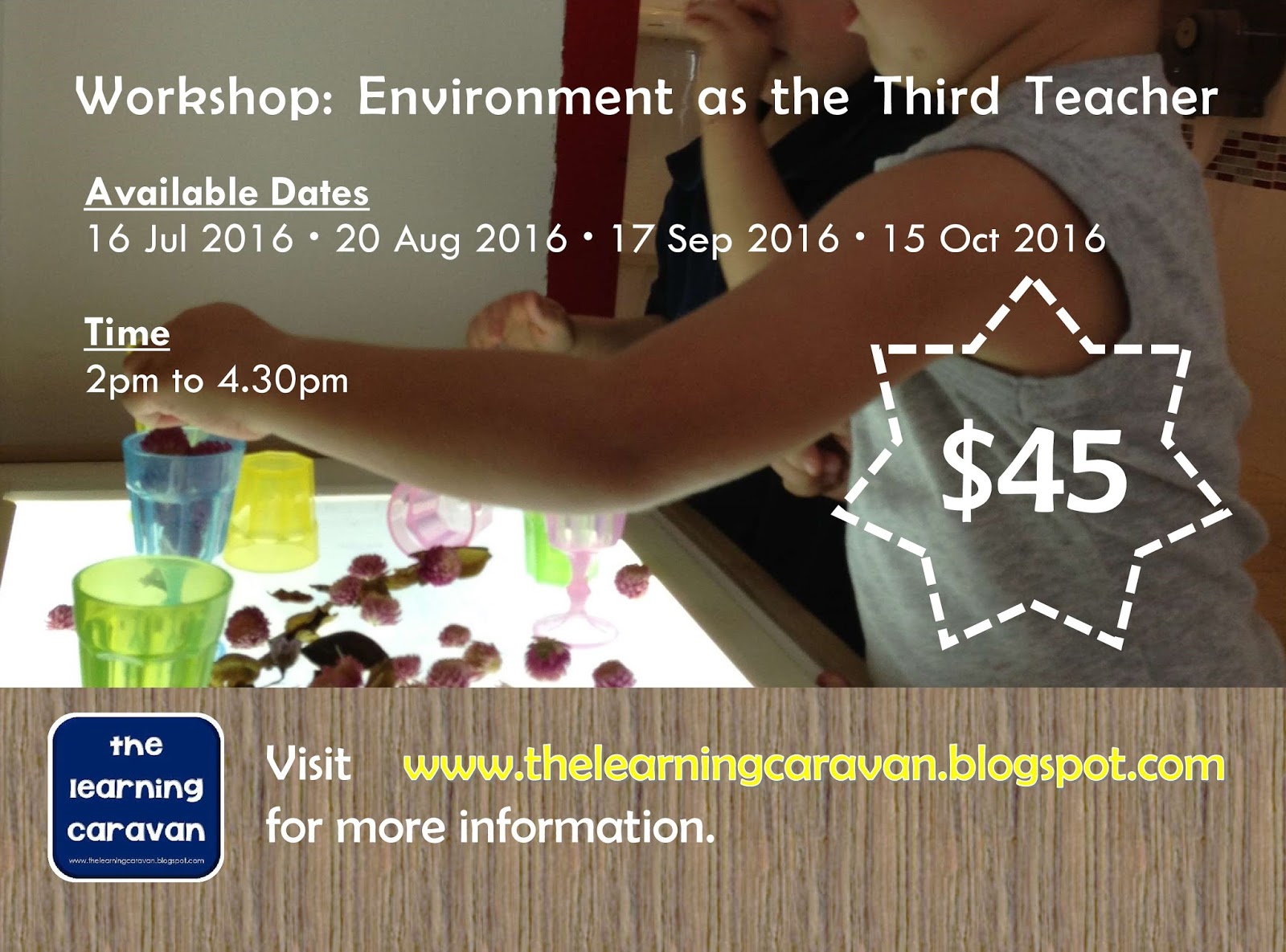 Workshop - Environment, the 3rd Teacher: Curriculum and the Learning