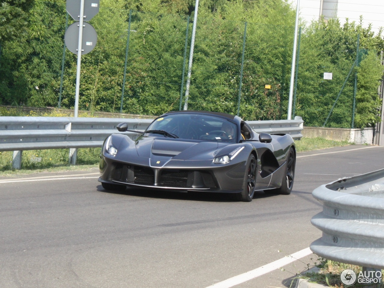 Laferrari Aperta Spotted With Roof On Near Maranello
