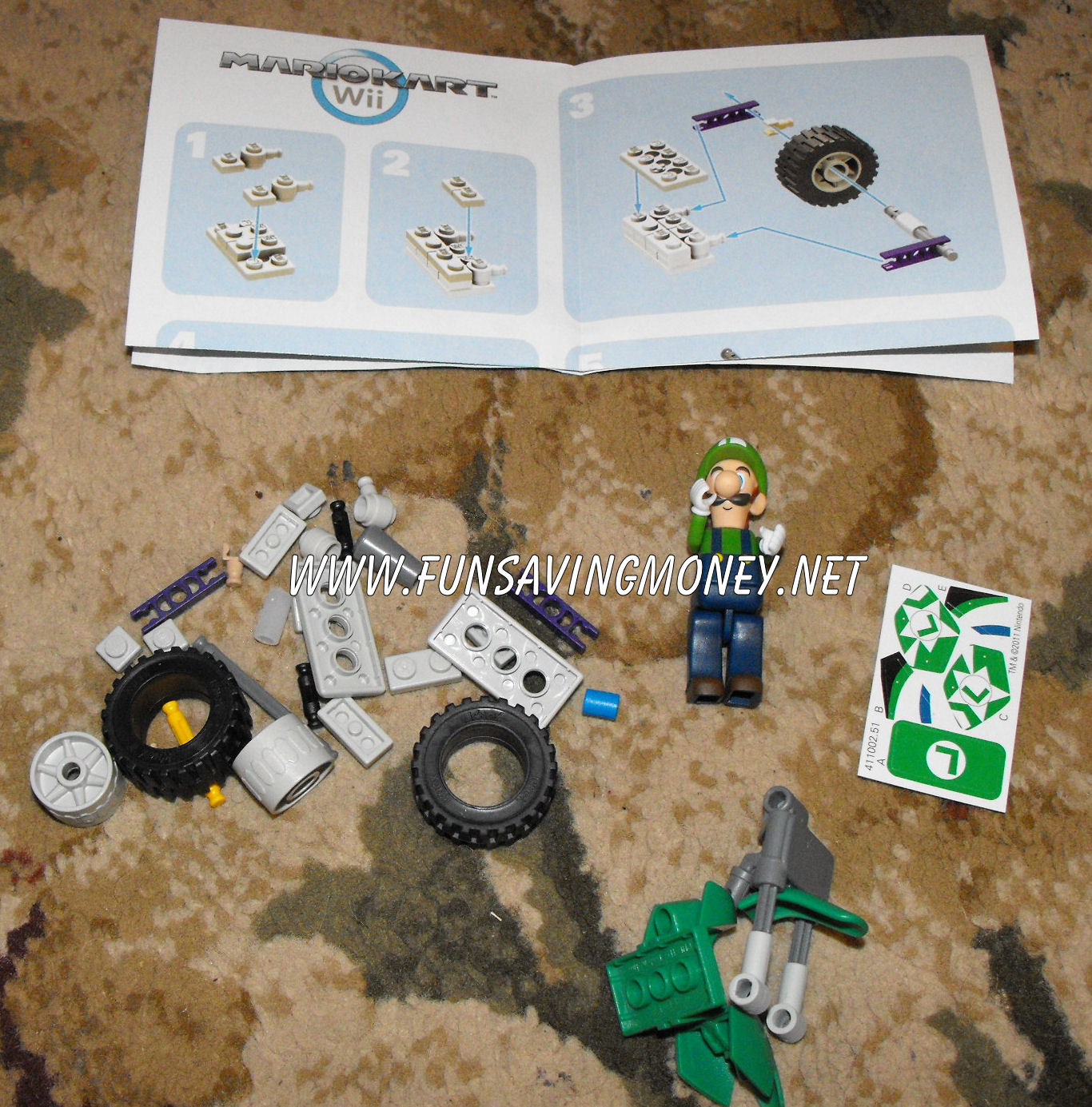 K'NEX Mario Kart Wii Building Sets Review Mom Luck