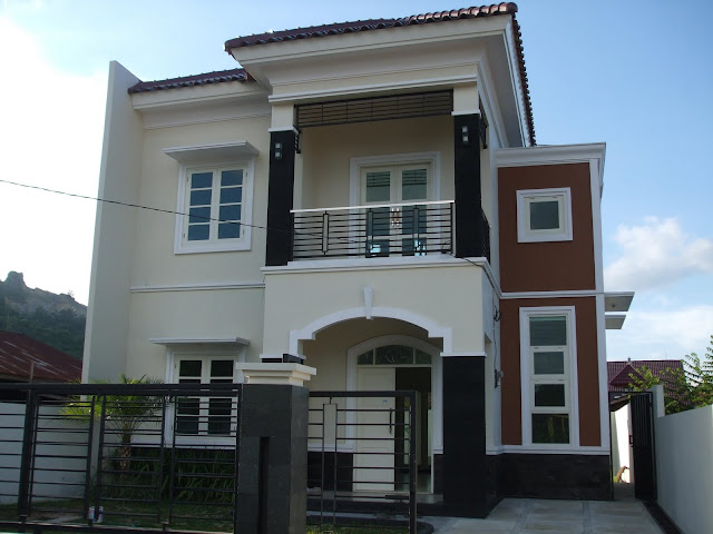Contoh desain rumah minimalis type 70 dua lantai Contoh desain rumah minimalis type 70 dua lantai